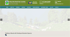 Desktop Screenshot of mountainsojourns.com