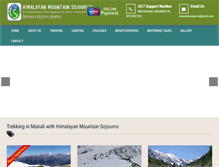 Tablet Screenshot of mountainsojourns.com